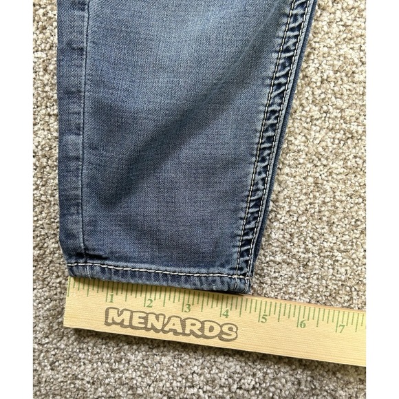 Silver Jeans Suki Capri Pockets Distressed Light Blue Size W26 L24 Womens - Picture 5 of 12